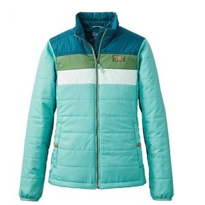 L.L. Bean Women’s Mountain Classic Color Block Puffer Jacket